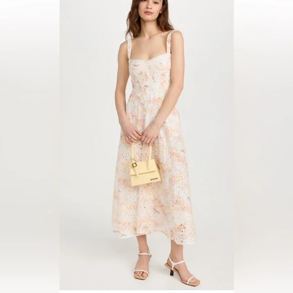 BARDOT Lilah Corset Midi Dress sz6 like New - Picture 3 of 10